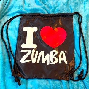 NWOT I ❤️ ZUMBA Backpack Black